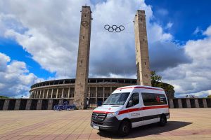 Wunschmobil vor Olympiastadion